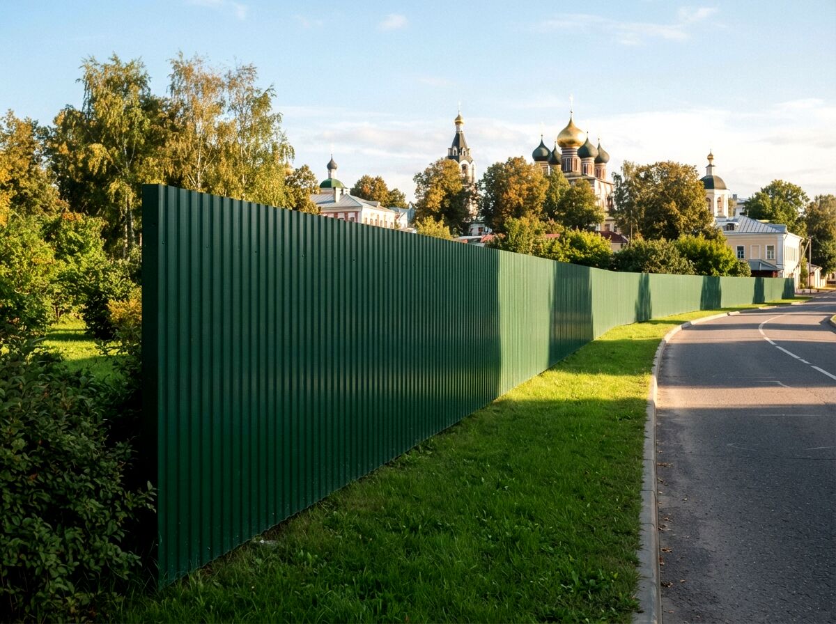Профнастил RAL 6005, г. Клин, ул. Чайковского